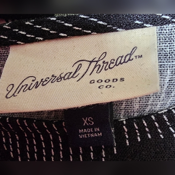 Womens Balloon Sleeve Mini A-Line Dress | Universal Thread | Black Floral | XS - Picture 9 of 12